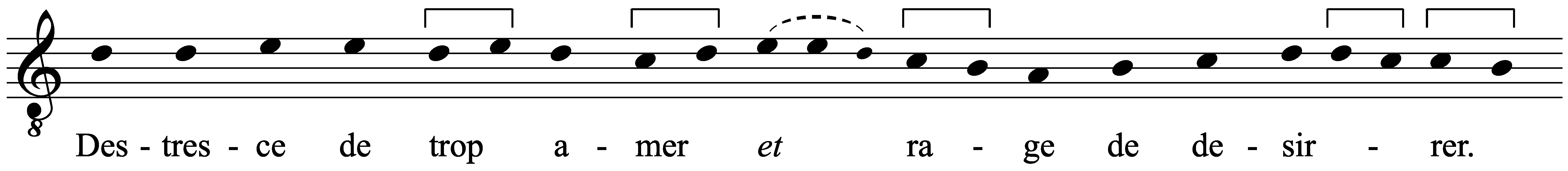 Work musical notation